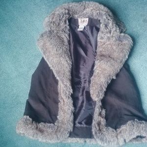 Faux fur vest